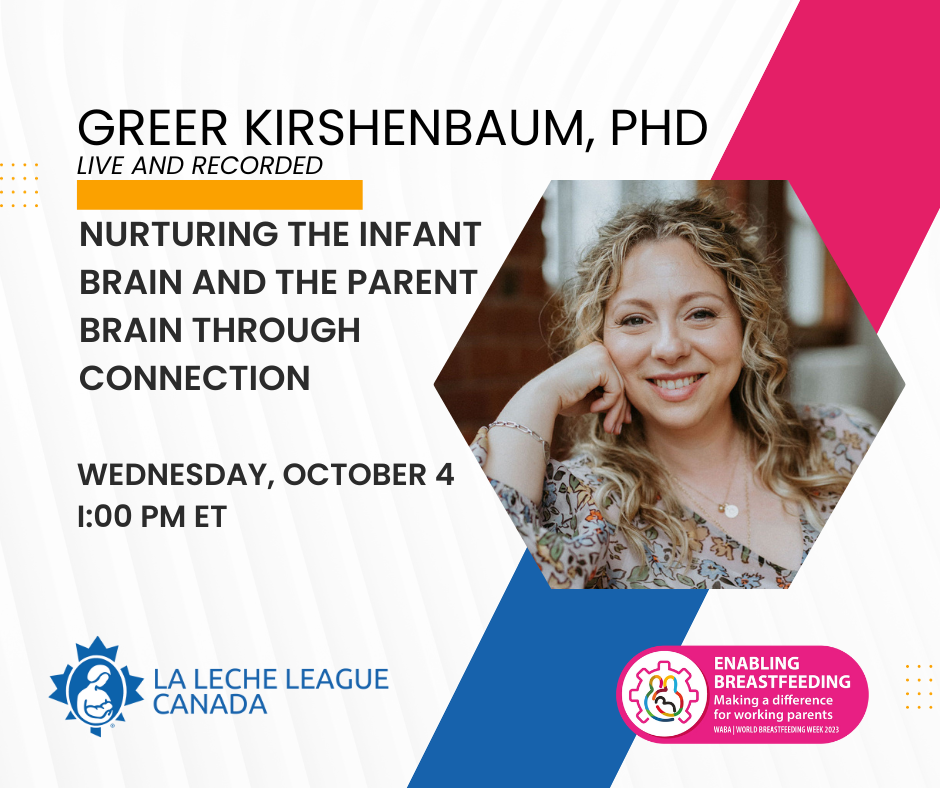 2023 Canadian Breastfeeding Week La Leche League Canada